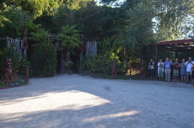 The Tamaki Village Entrance